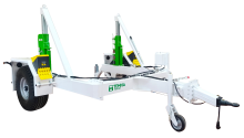 Cable drum trailers up to 7800 kg disassembled 