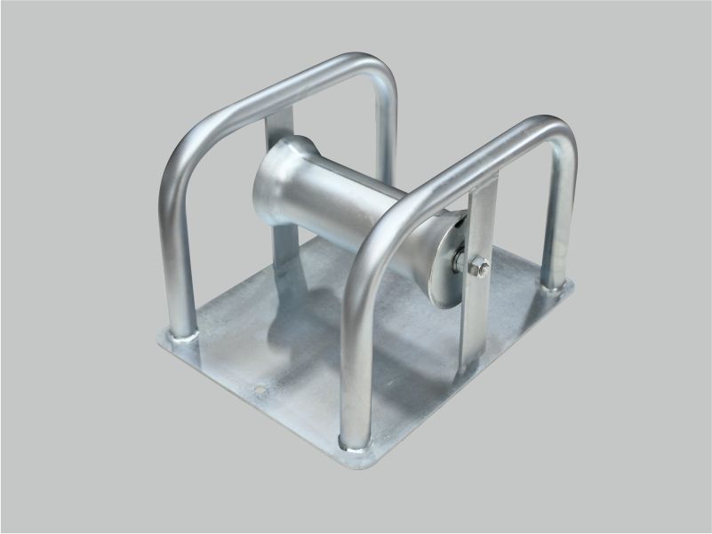 Cable roller ground plate-wide