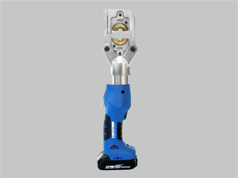 Battery powered mini crimping tool