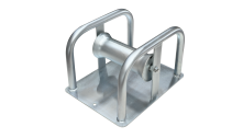 Cable roller ground plate-wide