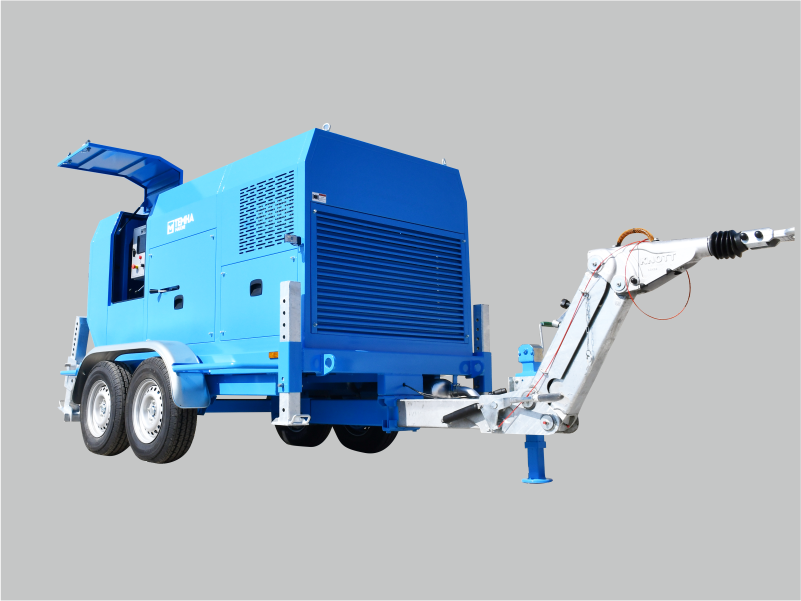 Hidrolik kablo çekme makinesi 10 ton